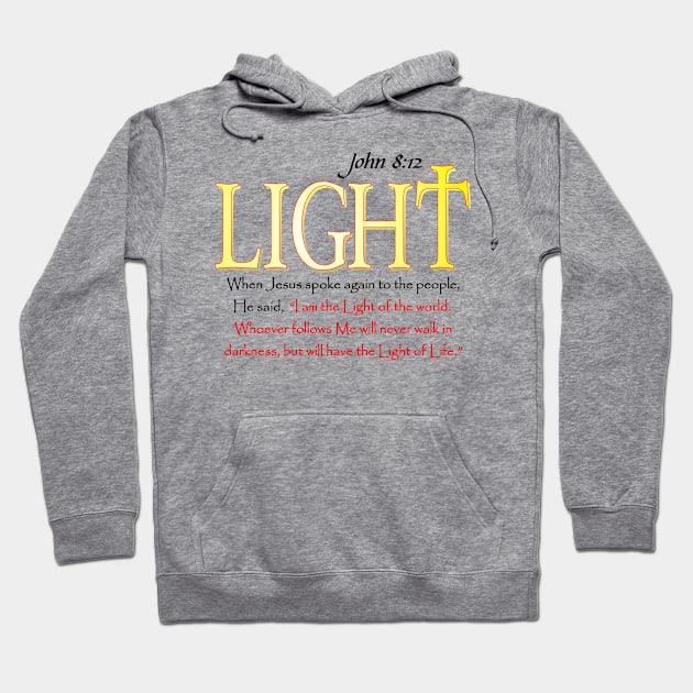 LIGHT OF THE WORLD Hoodie by Flabbart